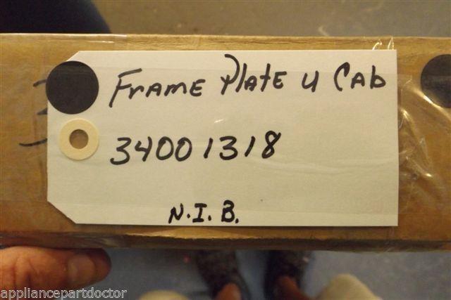 MAYTAG WASHER 34001318 FRAME PLATE U CAB NEW IN BOX MAYTAG WASHER 34001318 FRAME PLATE U CAB NEW IN BOX